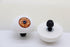 45mm Domed Puppet Eyes with Cabachon Iris - AUTUMN - FurriFingers